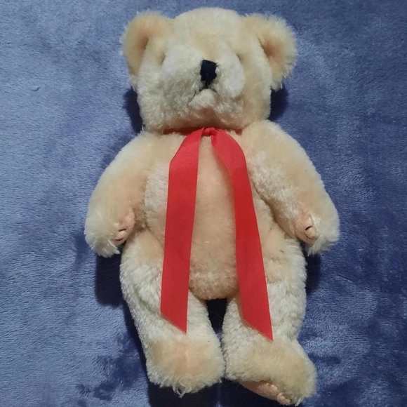 Vintage Mini Jointed Teddy Bear Plushie - Picture 3 of 4